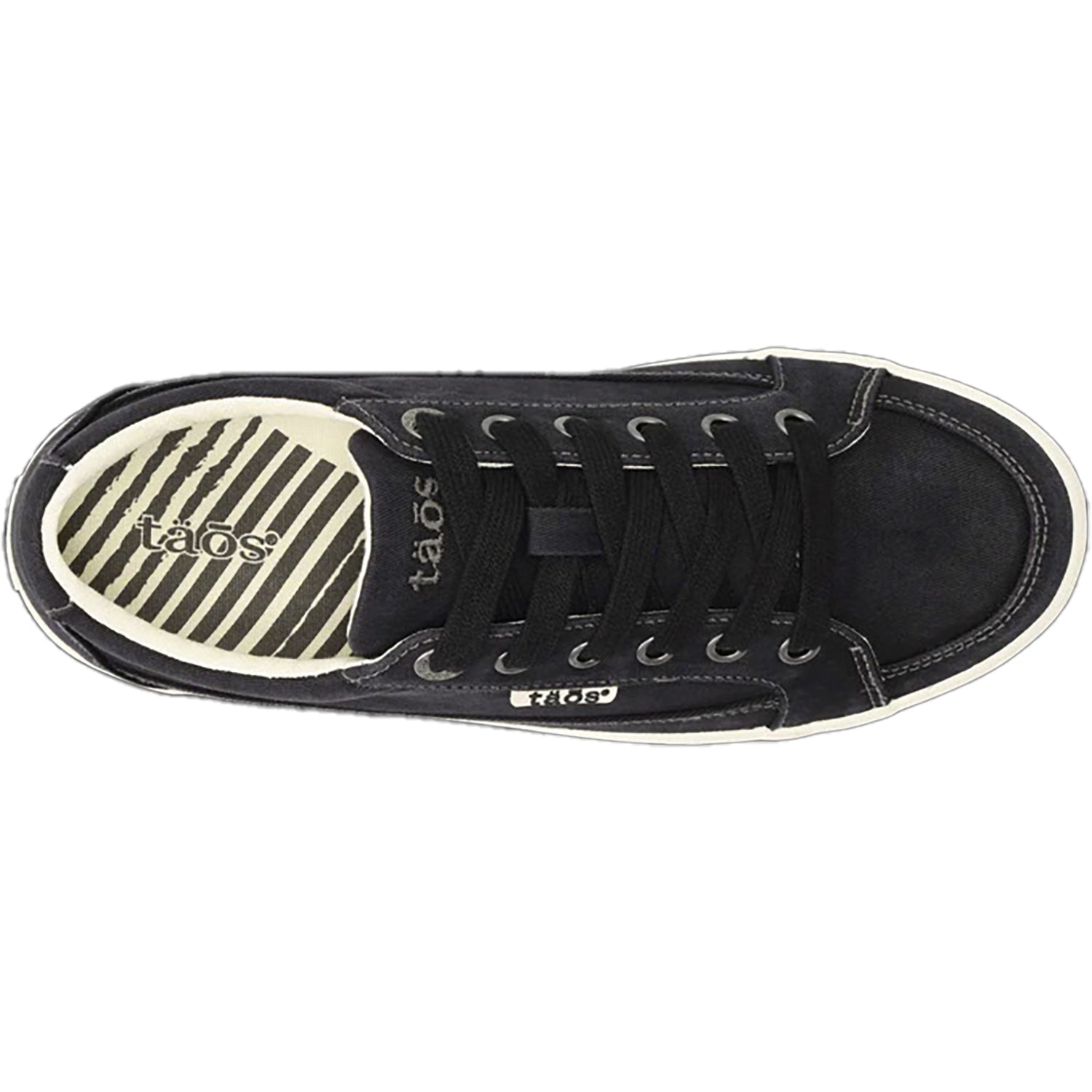 Womens Taos Taos Moc Star 2 Women's Sneakers Black Distressed Canvas Black Distressed Canvas
