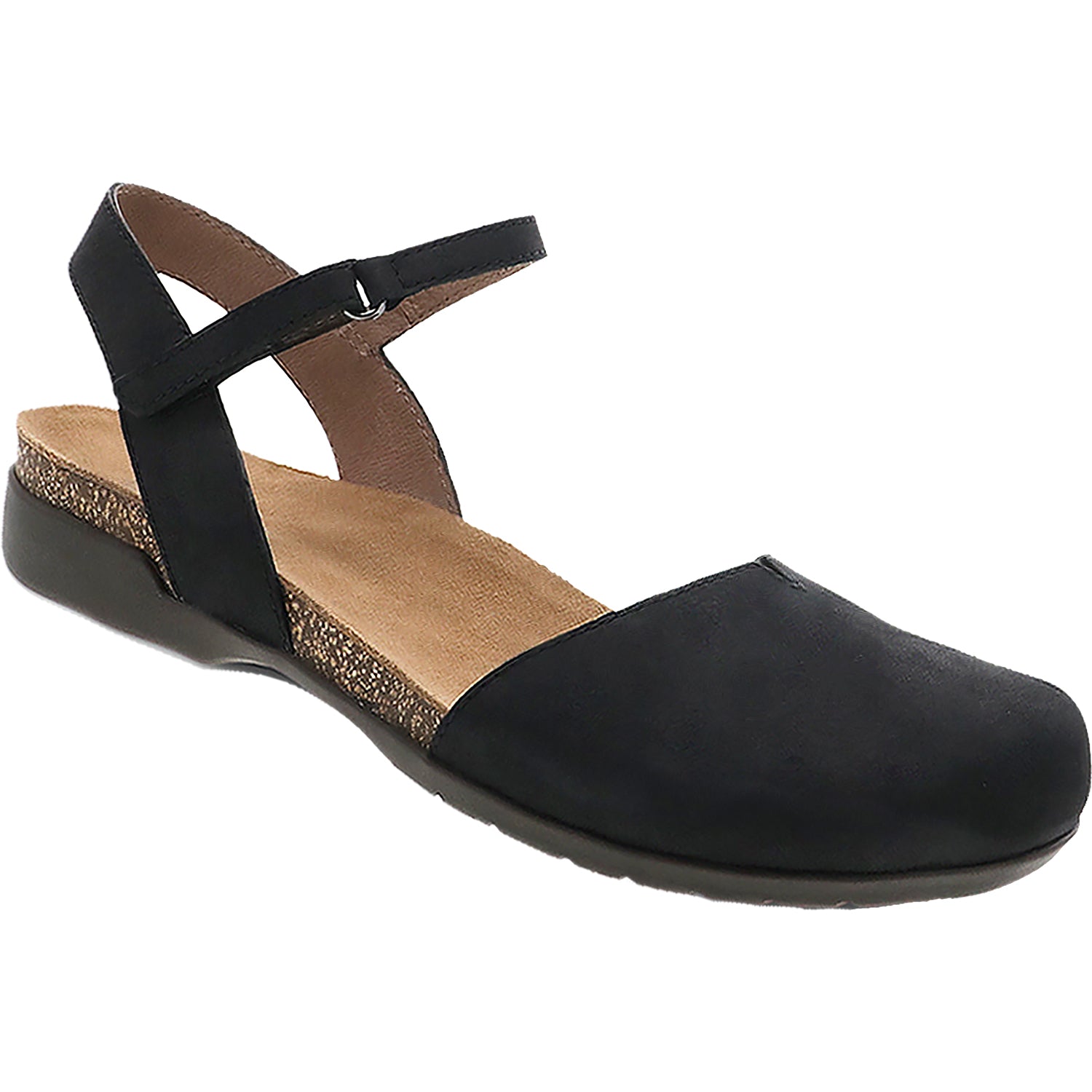 Womens Dansko Dansko Rowan Women's Shoes Black Nubuck Black Nubuck