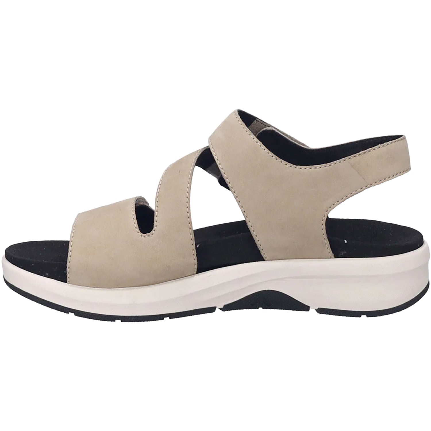 Womens Josef seibel Josef Seibel Estelle 03 Women's Sandals Taupe Nubuck Taupe Nubuck