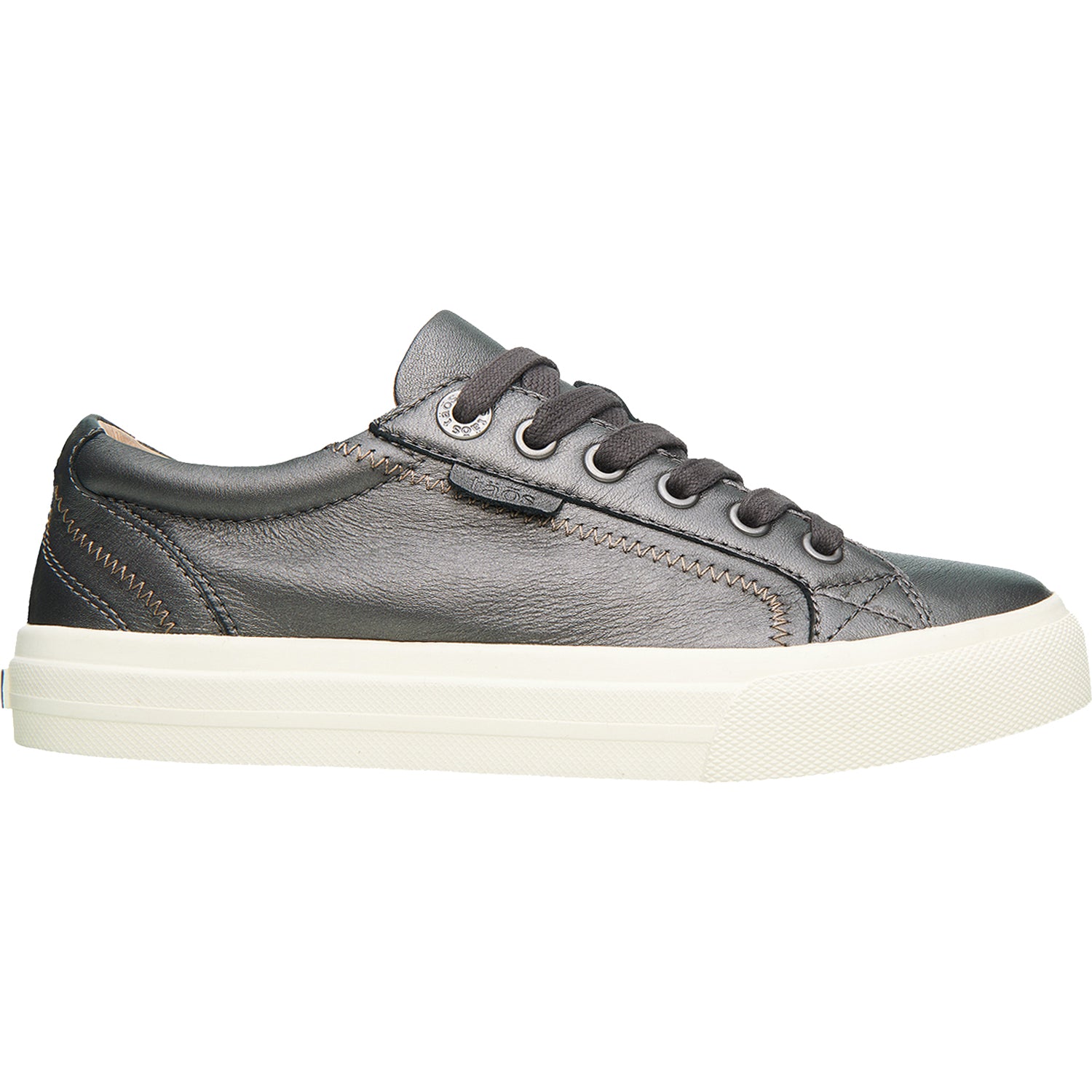 Womens Taos Taos Plim Soul Lux Women's Sneakers Pewter Leather Pewter Leather