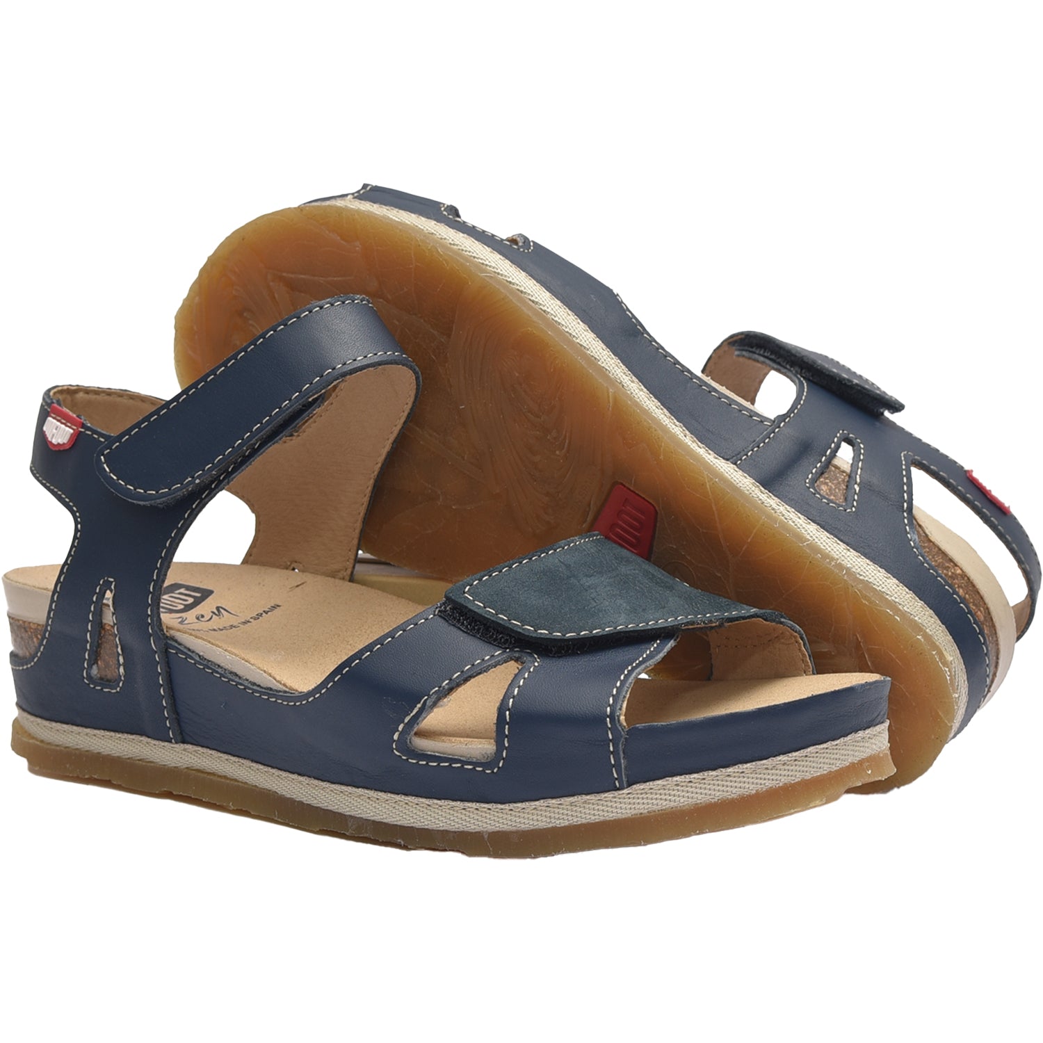 Womens On foot On Foot - Casitas 221 Trenton Women's Sandals Navy Navy
