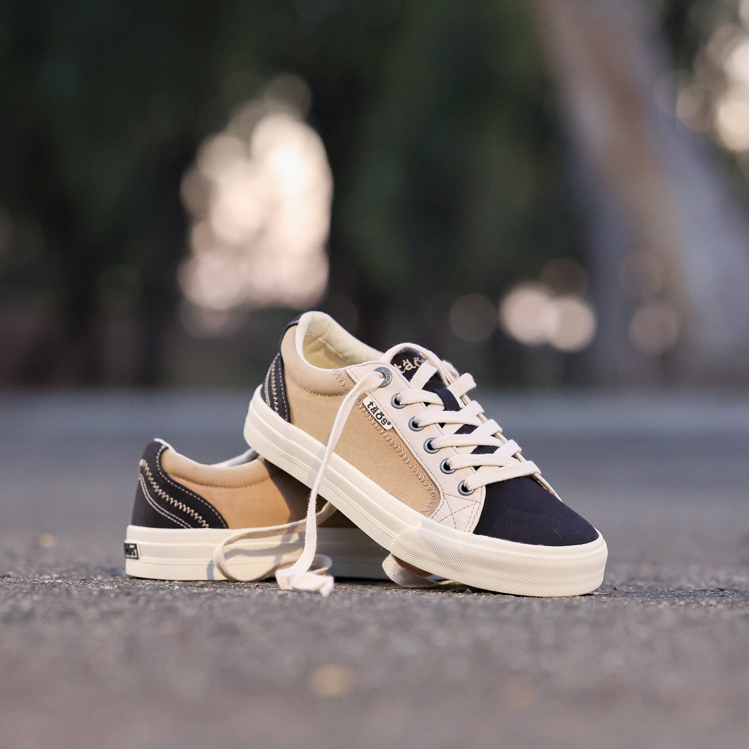 Womens Taos Women's Taos Plim Soul Black/Tan Multi Canvas Black/Tan Multi Canvas