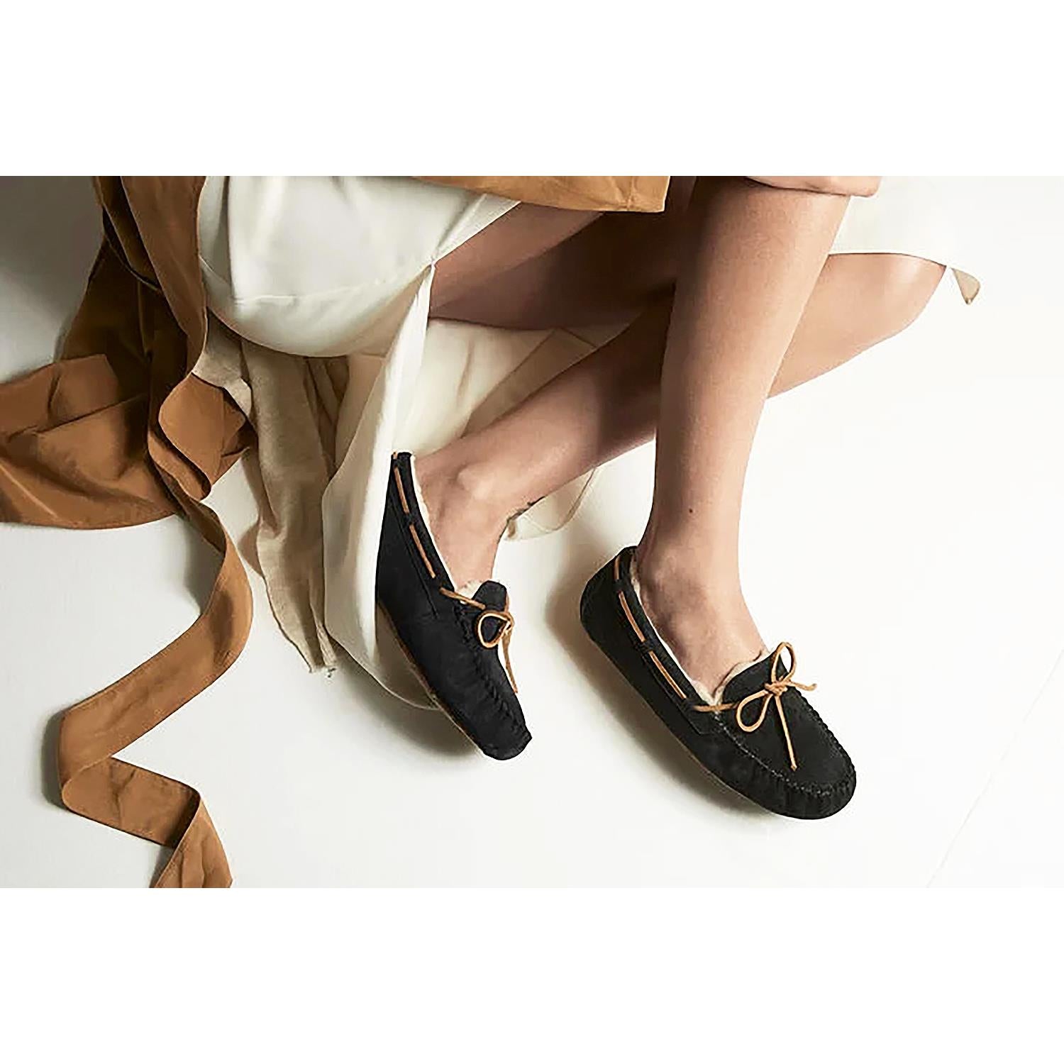Women's UGG Dakota Black Suede – Footwear etc.