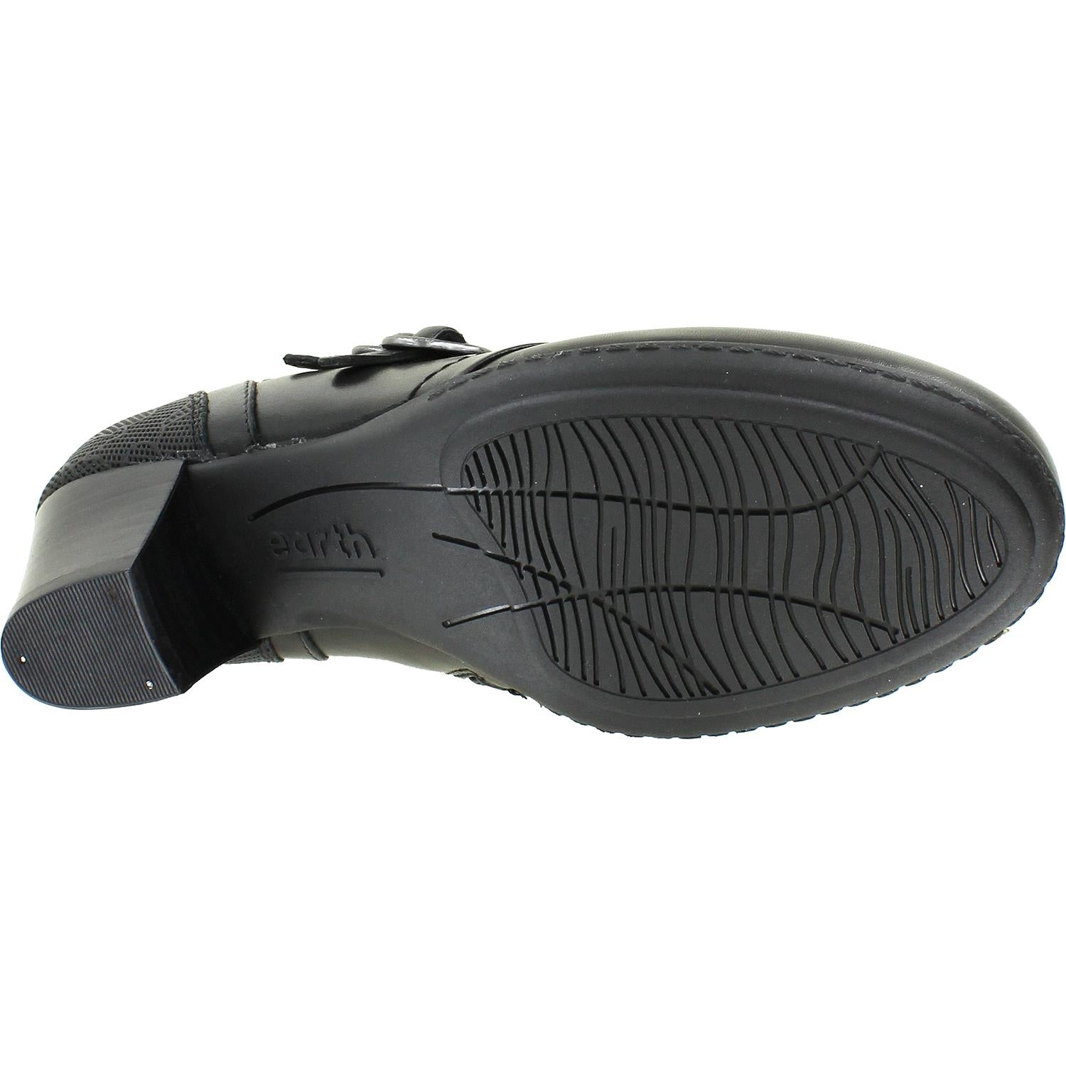 Womens Earth Women's Earth Toronto Black Soft Calf Leather Black Soft Calf Leather