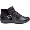 Womens Aetrex Women's Aetrex Luna Black Leather Black Leather