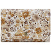 Womens Hobo Hobo International Jill Trifold Wallet Sepia Bloom Print Leather Sepia Bloom