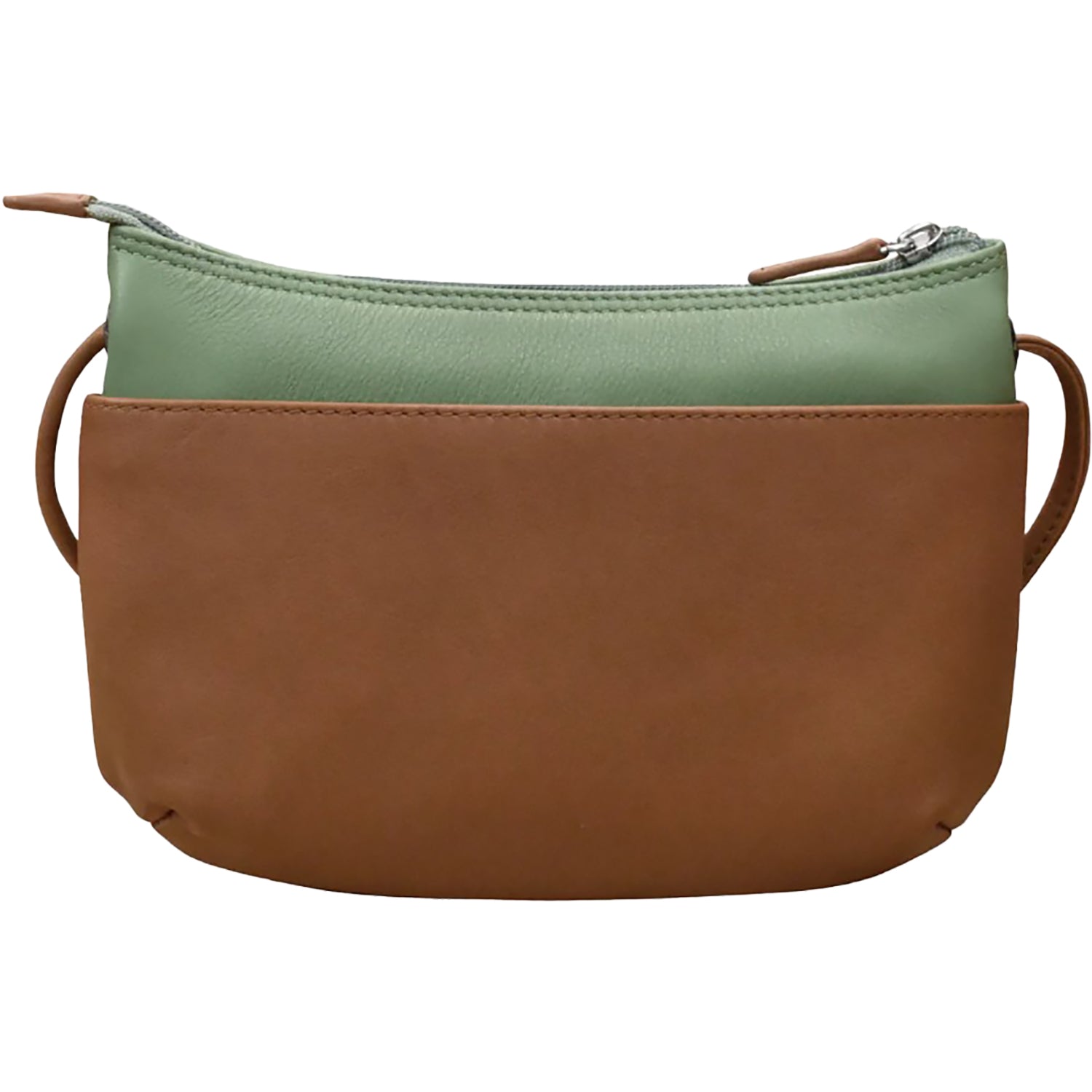 Ili new york ili New York Round Zip Top Crossbody Sage Combo Sage Combo
