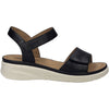 Womens Josef seibel Josef Seibel Sevran 01 Women's Sandals Black Leather Black Leather