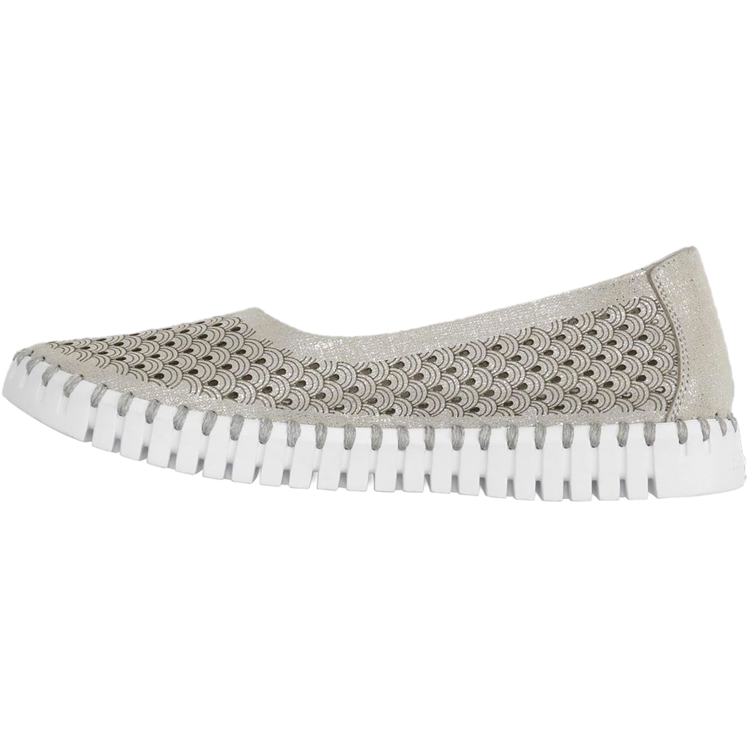 Womens Ilse jacobsen Ilse Jacobsen Tulip U0026 Ballet Women's Shoes Silver Silver