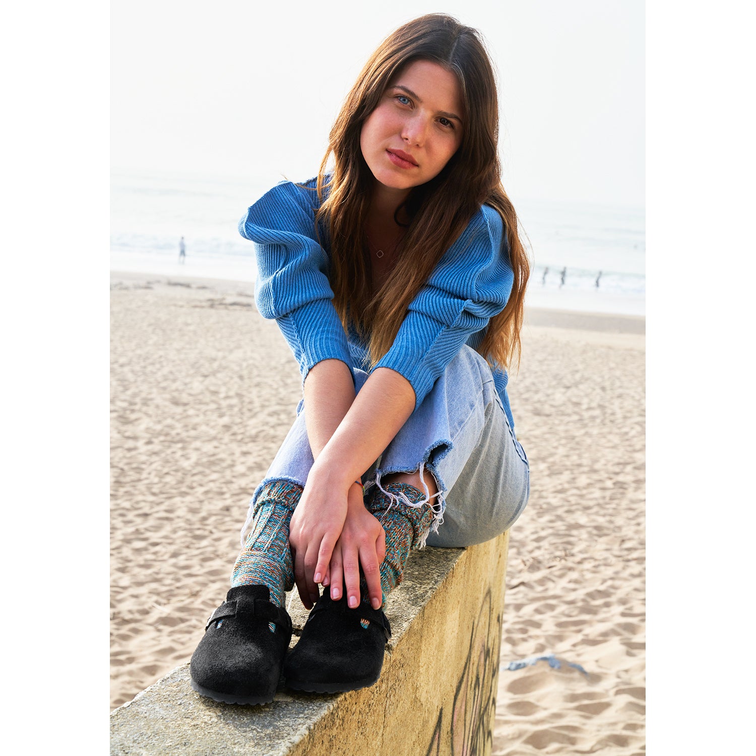 BIRKENSTOCK BOSTON BS-1038-2 グベージュ 38 Birkenstock Women's Boston Chunky Sand
