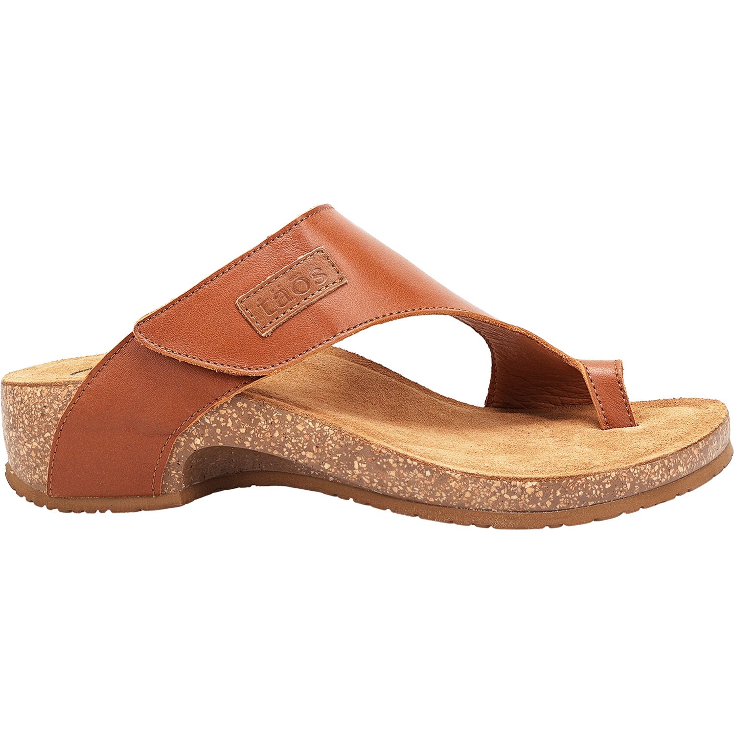 Womens Taos Taos Loop Women's Thong Sandals Brandy Leather Brandy Leather