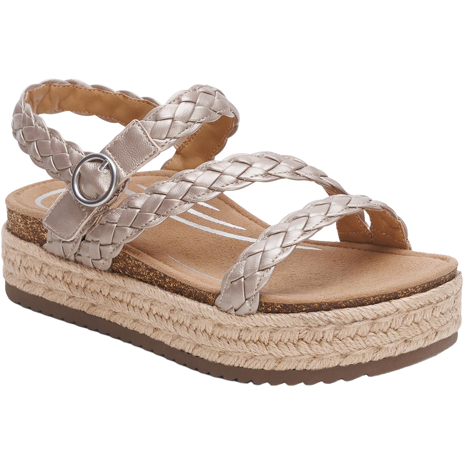 Womens Aetrex Aetrex Julia Women's Sandals Platinum Platinum