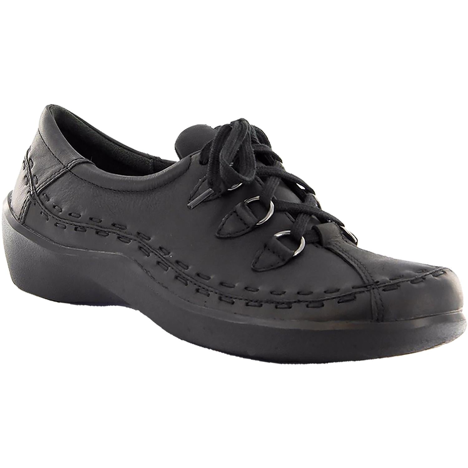 Womens Ziera Ziera Allsorts Women's Walking Shoes Black Leather Black Leather