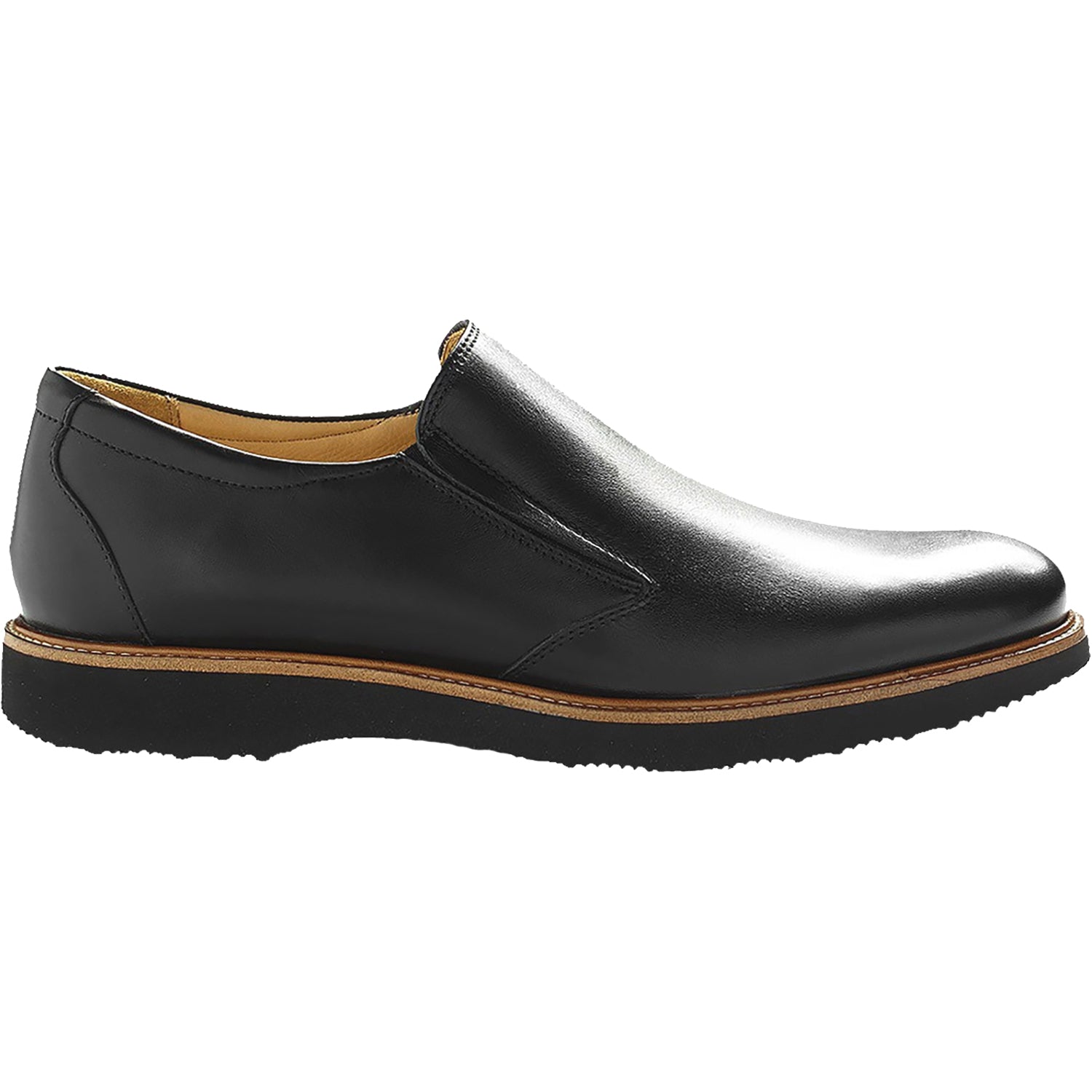 Mens Samuel hubbard Samuel Hubbard Frequent Traveler Men's Black Leather Black Leather