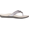 Womens Vionic Women's Vionic Tide Aloe Pewter Metallic Leather Pewter Metallic Leather