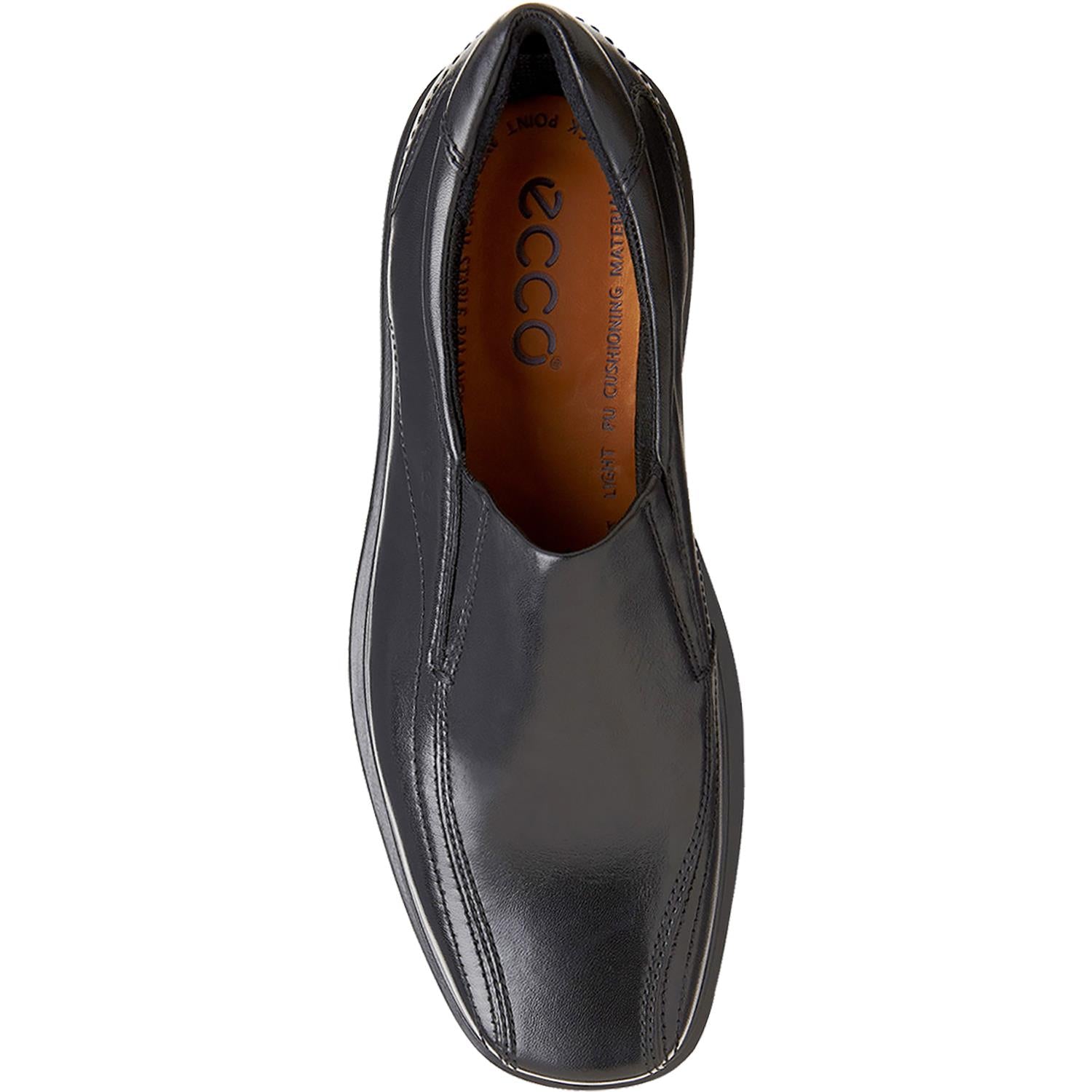 Mens Ecco Ecco Helsinki Bicycle Toe Men's Loafers Black Leather Black Leather