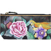 Womens Anuschka Anuschka RFID Blocking Card Case with Coin Pouch Vintage Bouquet Leather Vintage Bouquet Leather