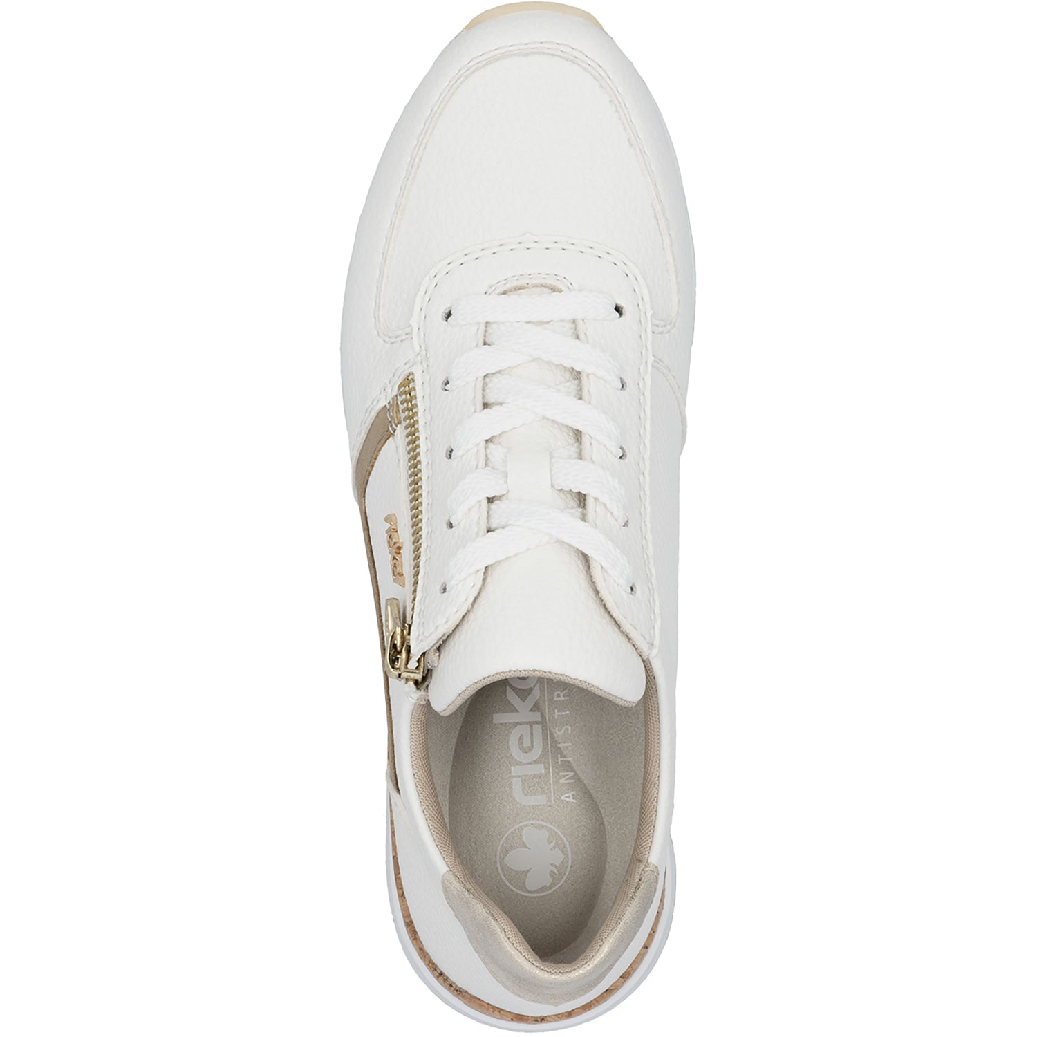 Womens Rieker Rieker 58902-80 Women's Shoes Weiss/Porzellan/Muschel Synthetic Weiss/Porzellan/Muschel Synthetic