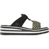 Womens Rieker Rieker V02P8-00 Regina P8 Women's Sandals Black Synthetic Black Synthetic