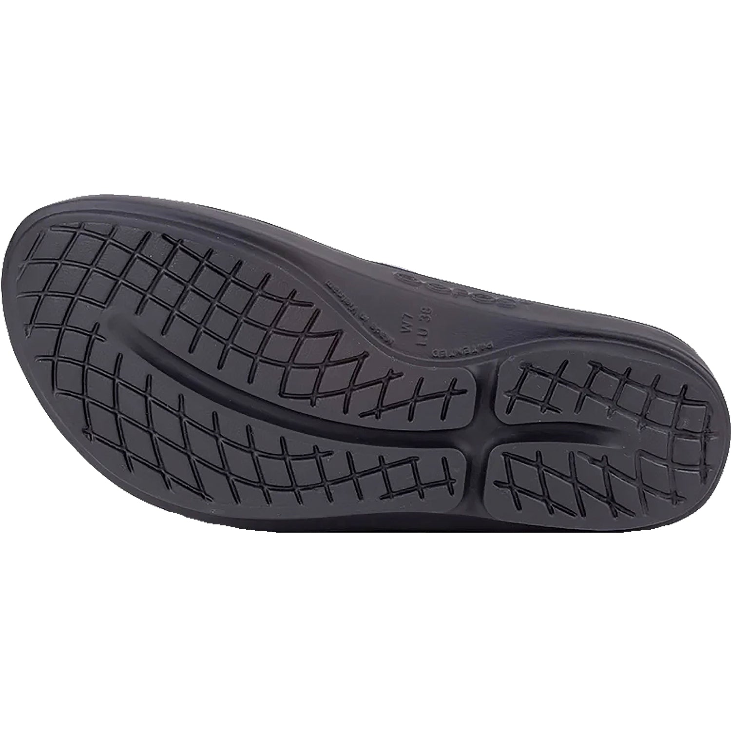 Womens Oofos OOFOS OOlala Women's Recovery Sandals Black Synthetic Black Synthetic