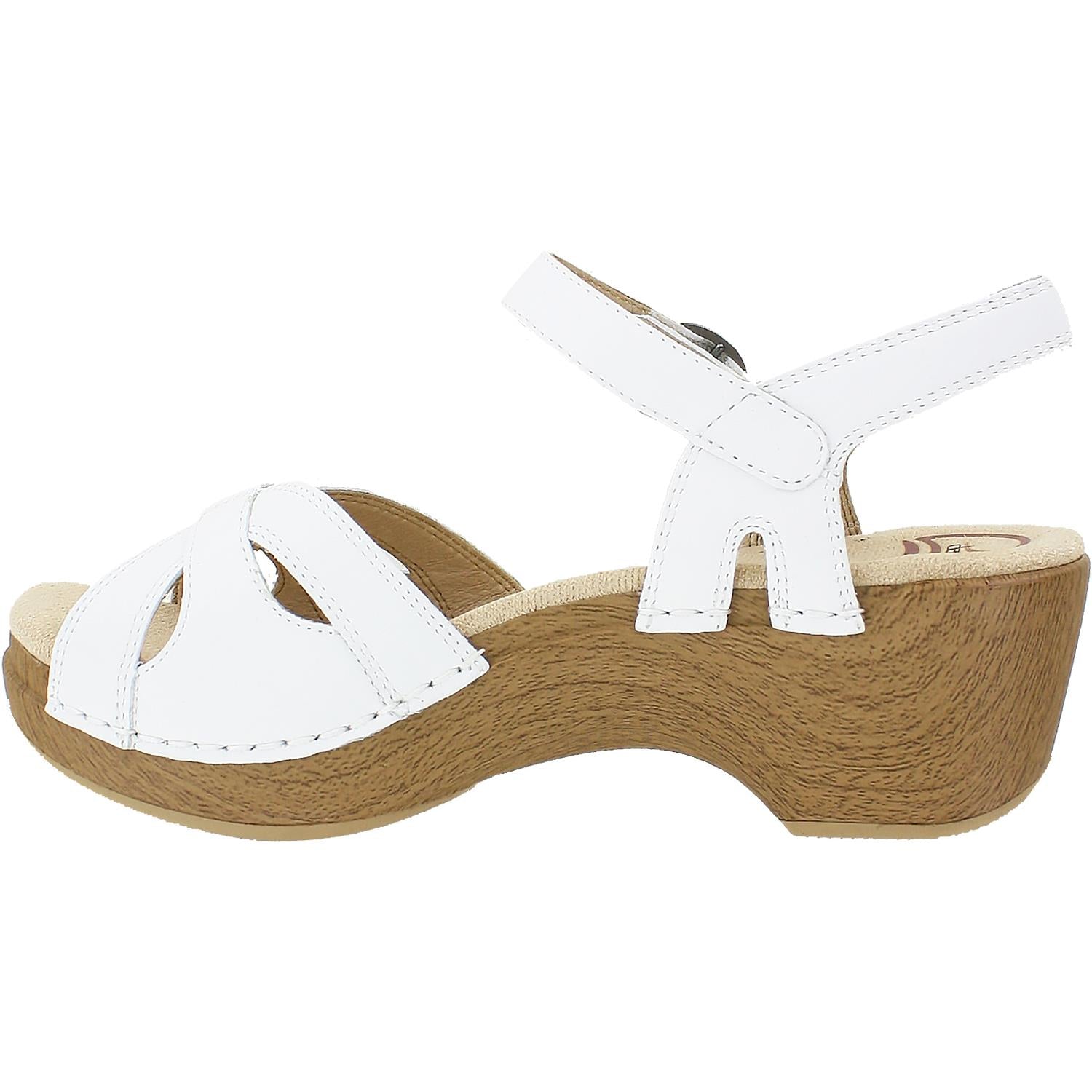 Womens Dansko Women's Dansko Season White Full Grain Leather White Full Grain Leather