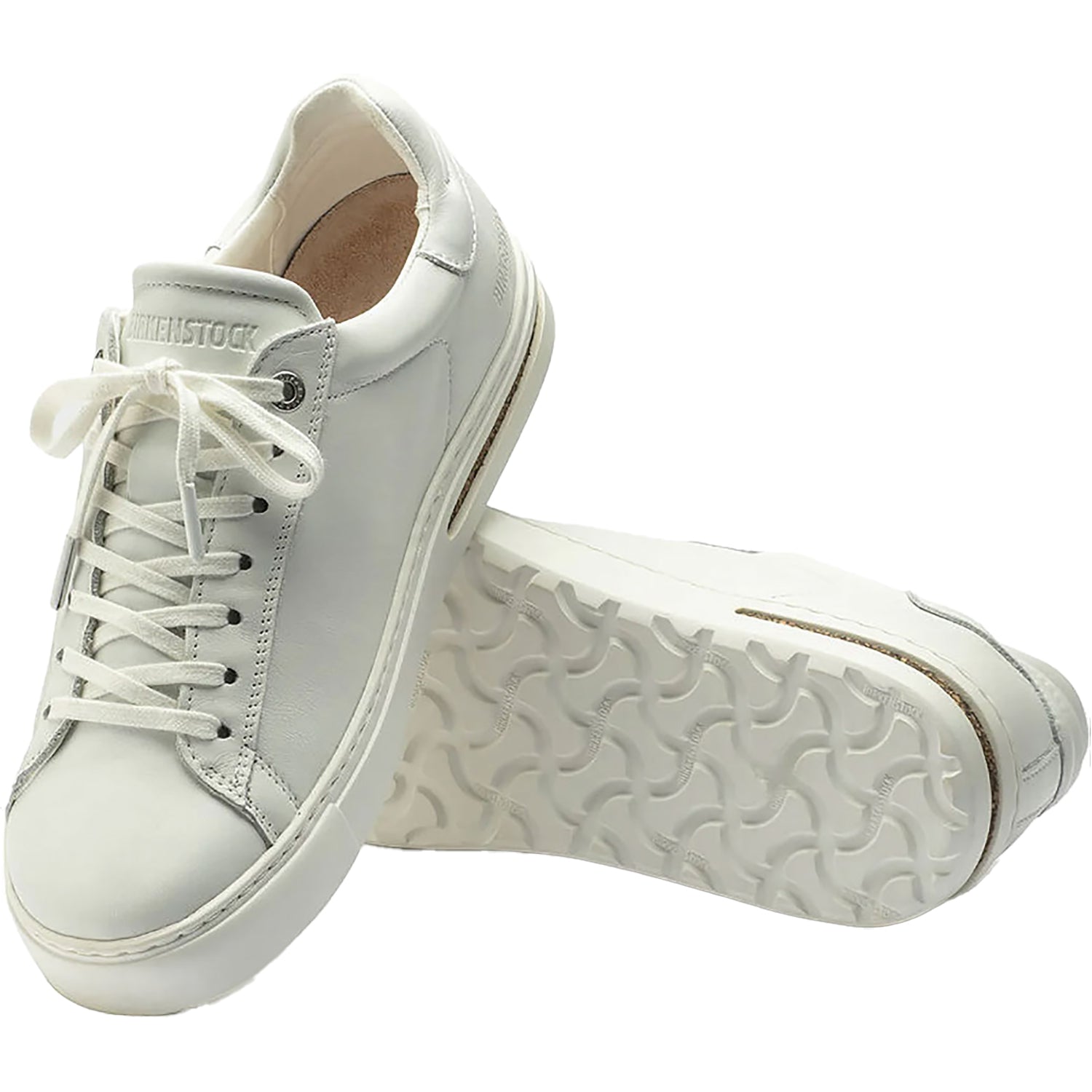 Unisex Birkenstock Unisex Birkenstock Bend White Leather White Leather