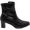 Womens Ara shoes Ara Osmanthus Women's Mid Boots Black Snake Print Black Snake Print