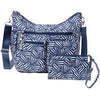 Womens Baggallini Baggallini Modern Everywhere Hobo Navy Shell Nylon Navy Shell Nylon