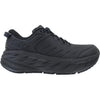 Womens Hoka one one Women's Hoka Bondi SR Black Leather Black Leather