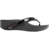 Womens Vionic Vionic High Tide Women's Platform Sandals Black Fabric/Leather Black Fabric/Leather