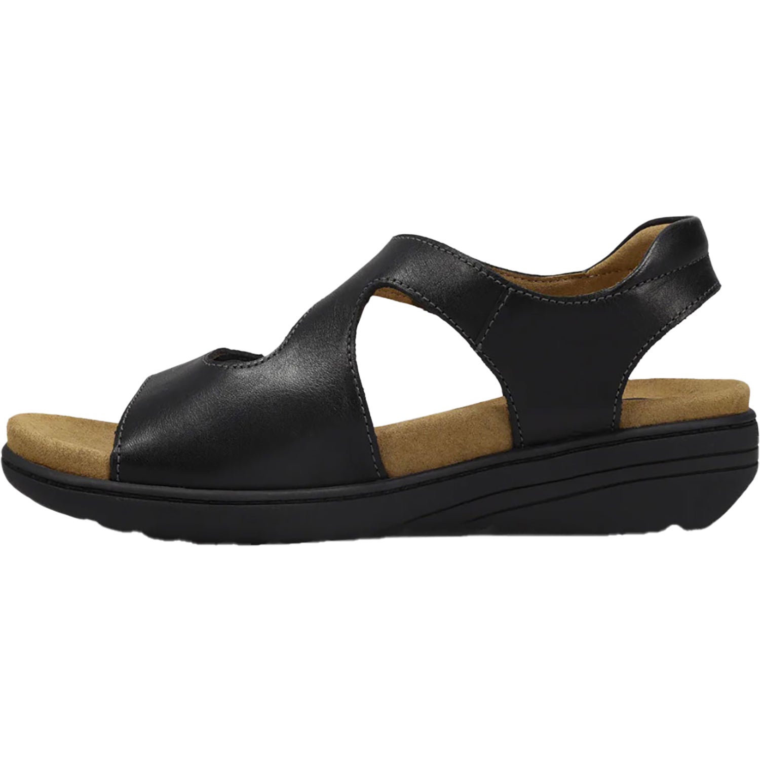 Womens Taos Taos Serene Women's Sandals Black Leather Black Leather