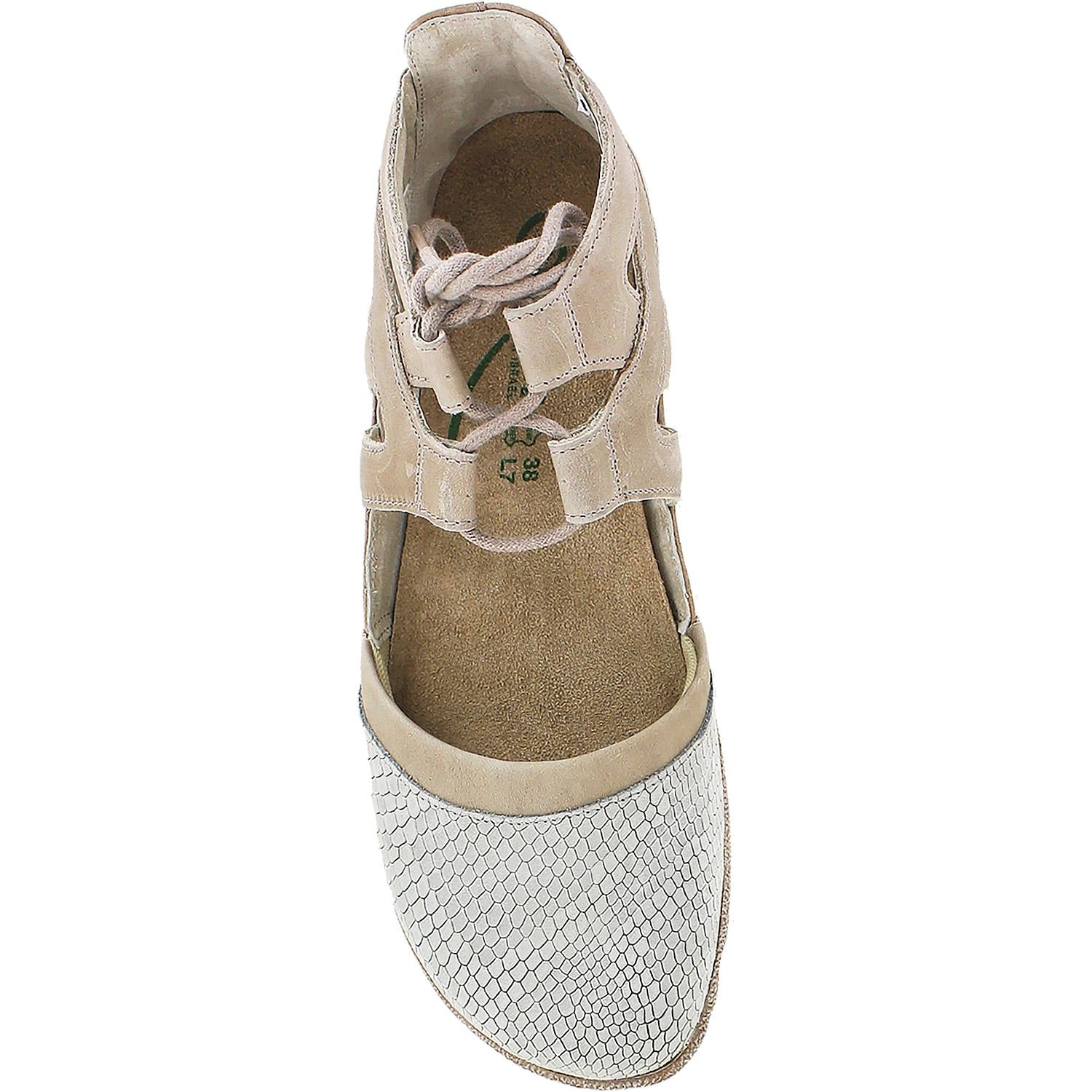 Womens Naot Naot Kata Women's Closed Toe Sandals Beige Iguana/Khaki Leather Beige Iguana/Khaki Leather