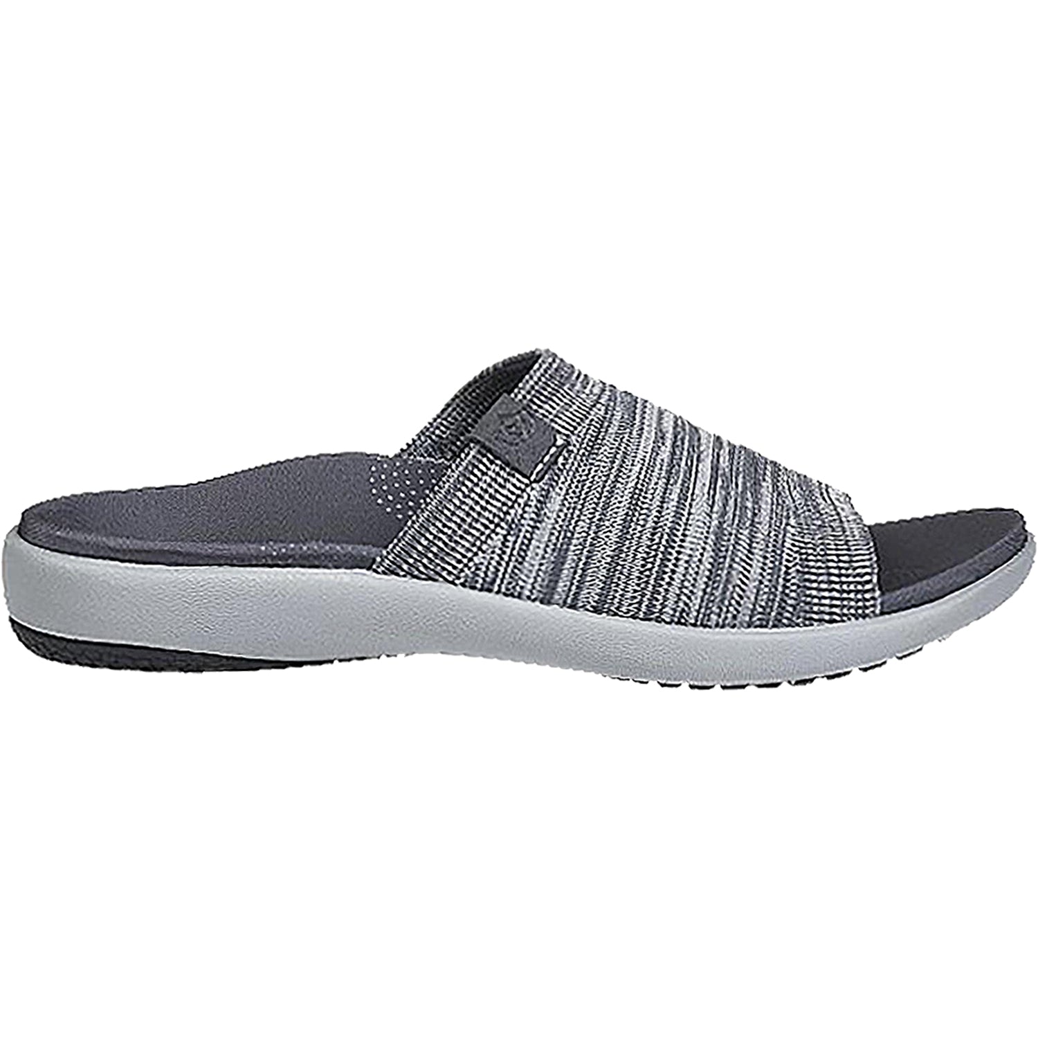 Womens Spenco Spenco Astoria Memory Foam Slide Women's Sandals Wild Dove Knit Fabric Wild Dove Knit Fabric