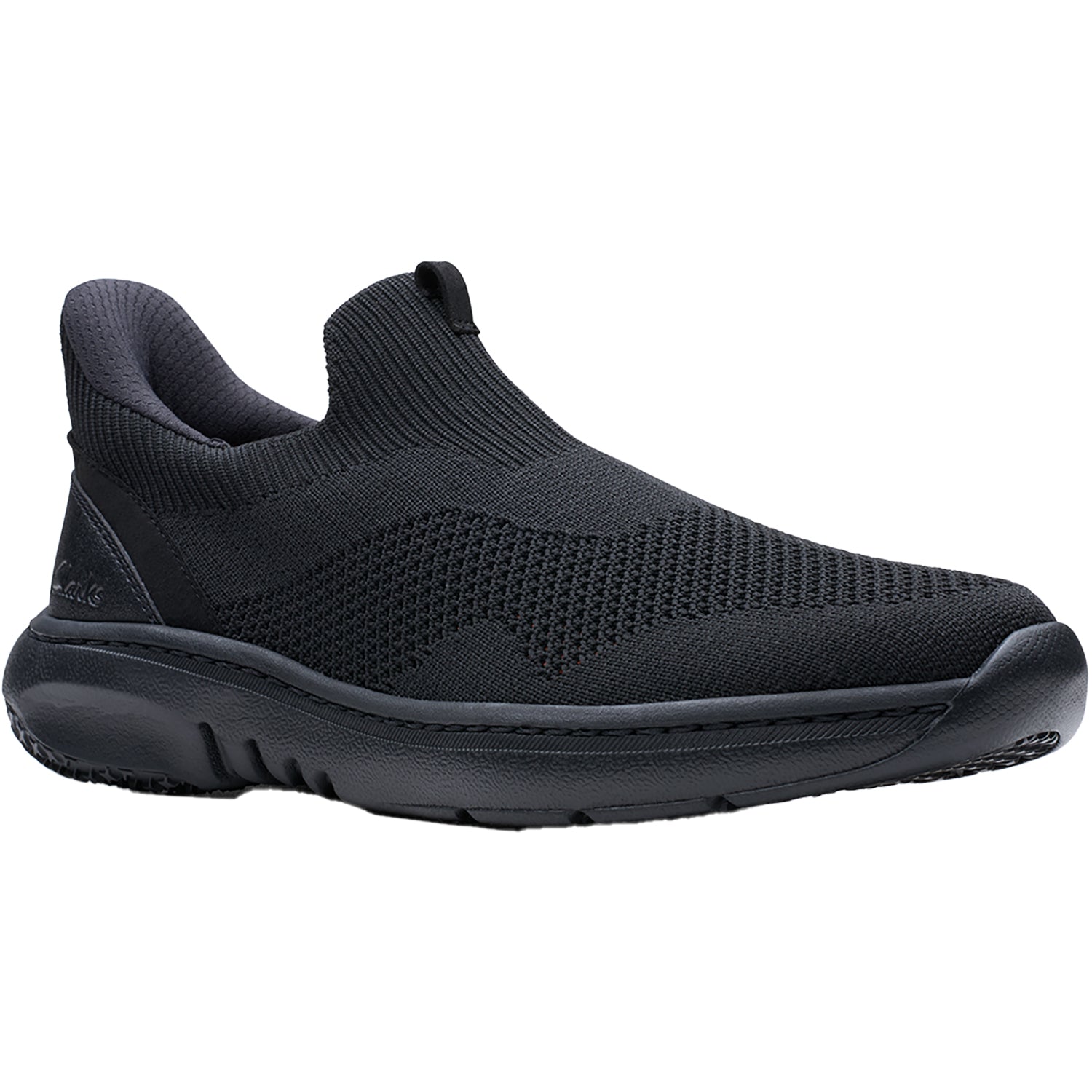 Mens Clarks Men's Clarks Pro Free Slip Resistant Black/Black Black/Black