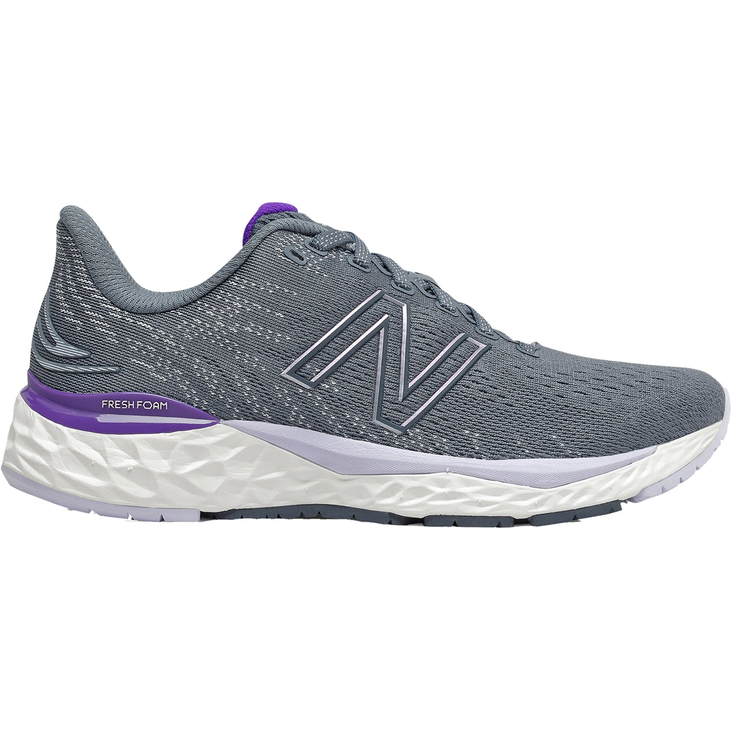 Womens New balance Women's New Balance Fresh Foam W880D11 Ocean Grey/Deep Violet Mesh Ocean Grey/Deep Violet Mesh
