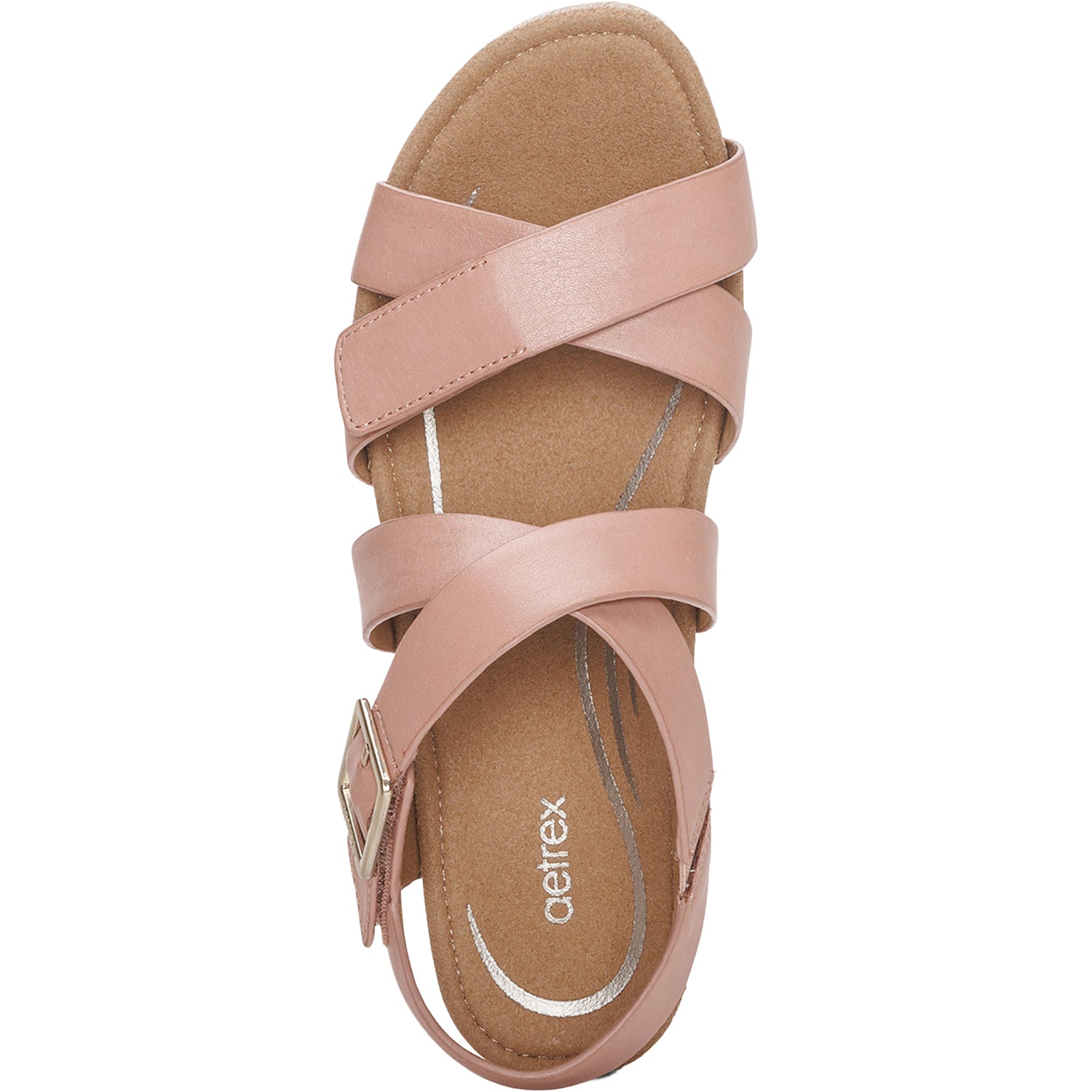 Womens Aetrex Aetrex Anna Women's Wedge Sandals Rose Rose