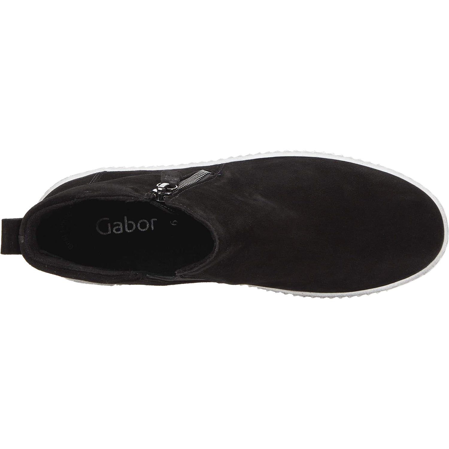 Womens Gabor Gabor 5373017 Women's Ankle Boots Black Suede Black Suede
