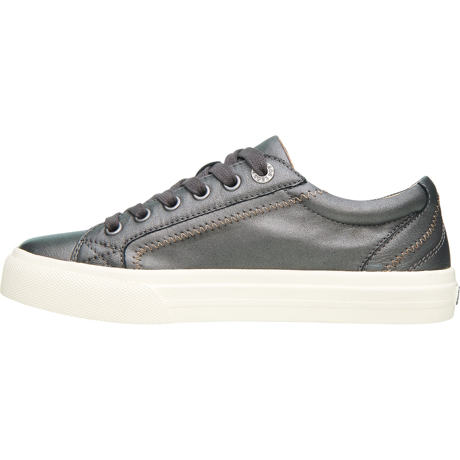 Womens Taos Taos Plim Soul Lux Women's Sneakers Pewter Leather Pewter Leather