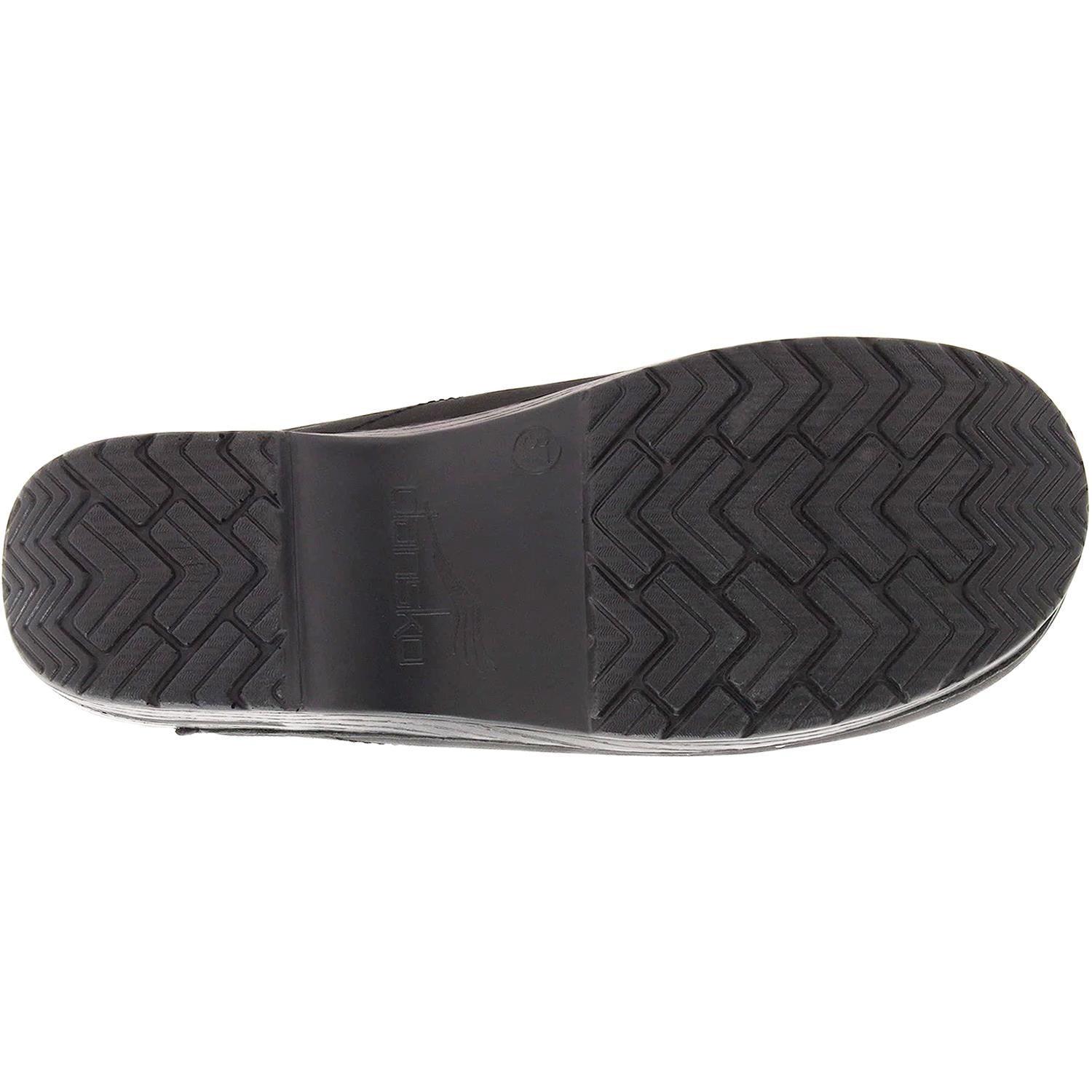 Womens Dansko Dansko Sonja Women's Open Back Clogs Black Oiled Nubuck Black Oiled Nubuck