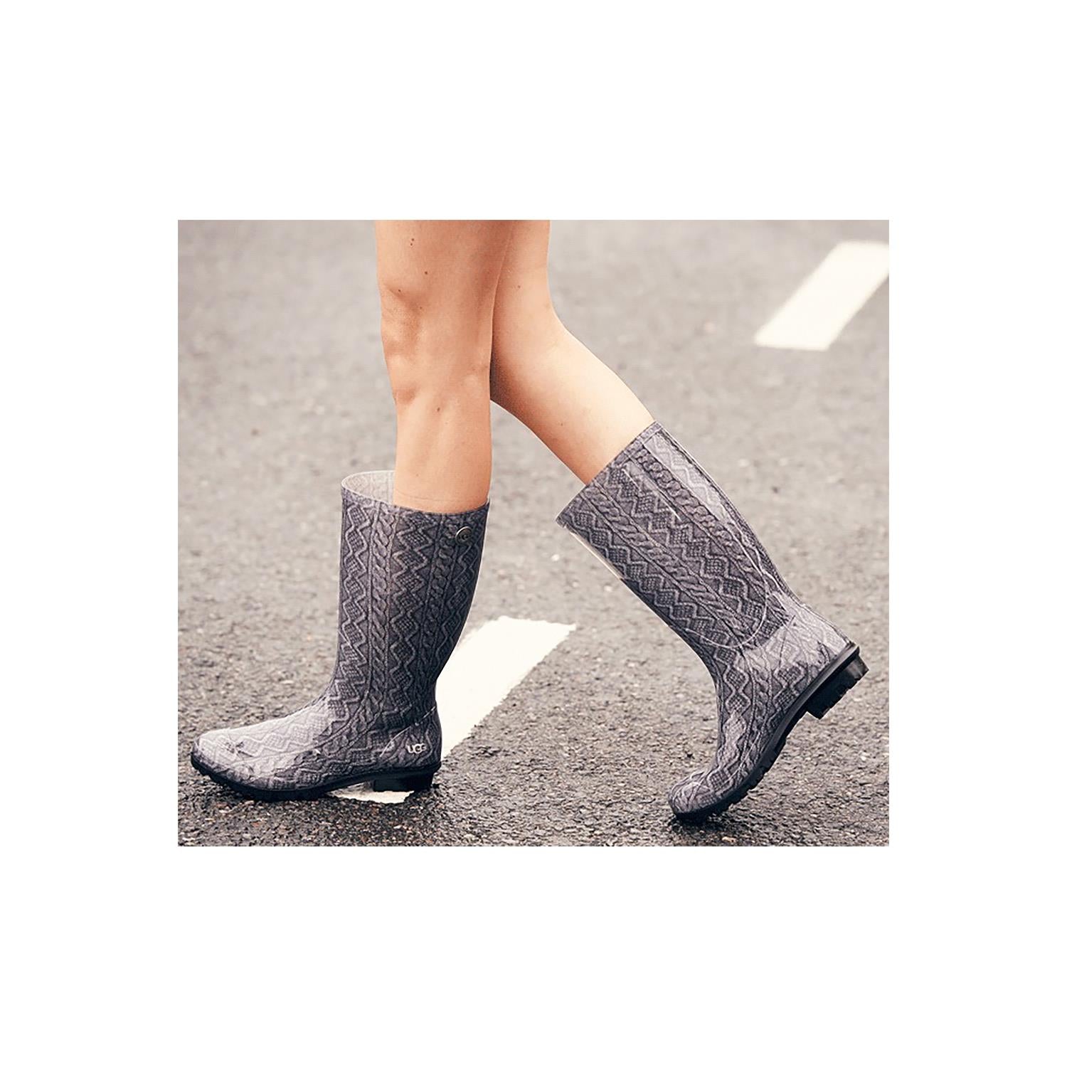 Womens Ugg UGG Shaye Women's Waterproof Boots Black Rubber Black Rubber