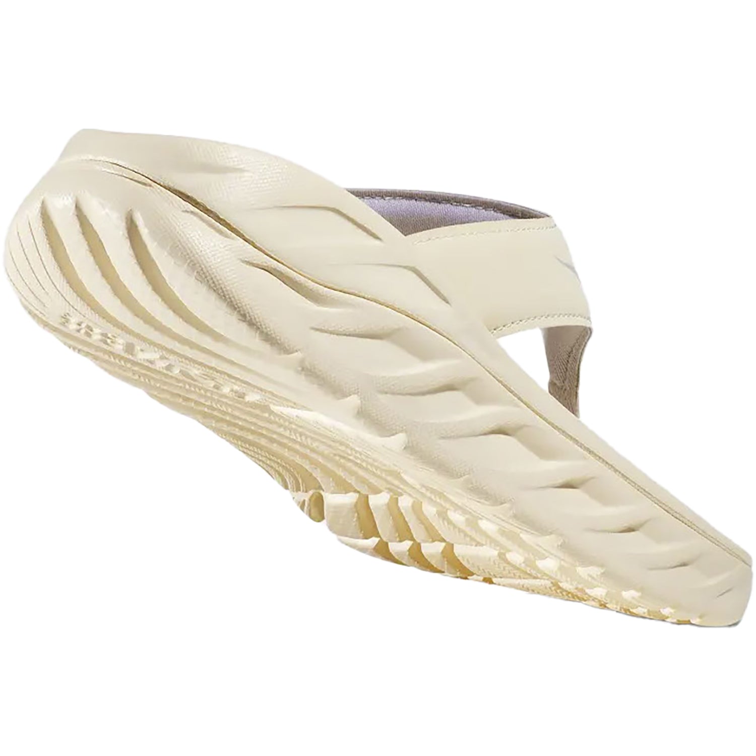 HOKA ORA recovery flip バニラ×ルナロック W7 HOKA Ora Recovery Flip Men's Lunar Rock/White – Holabird Sports