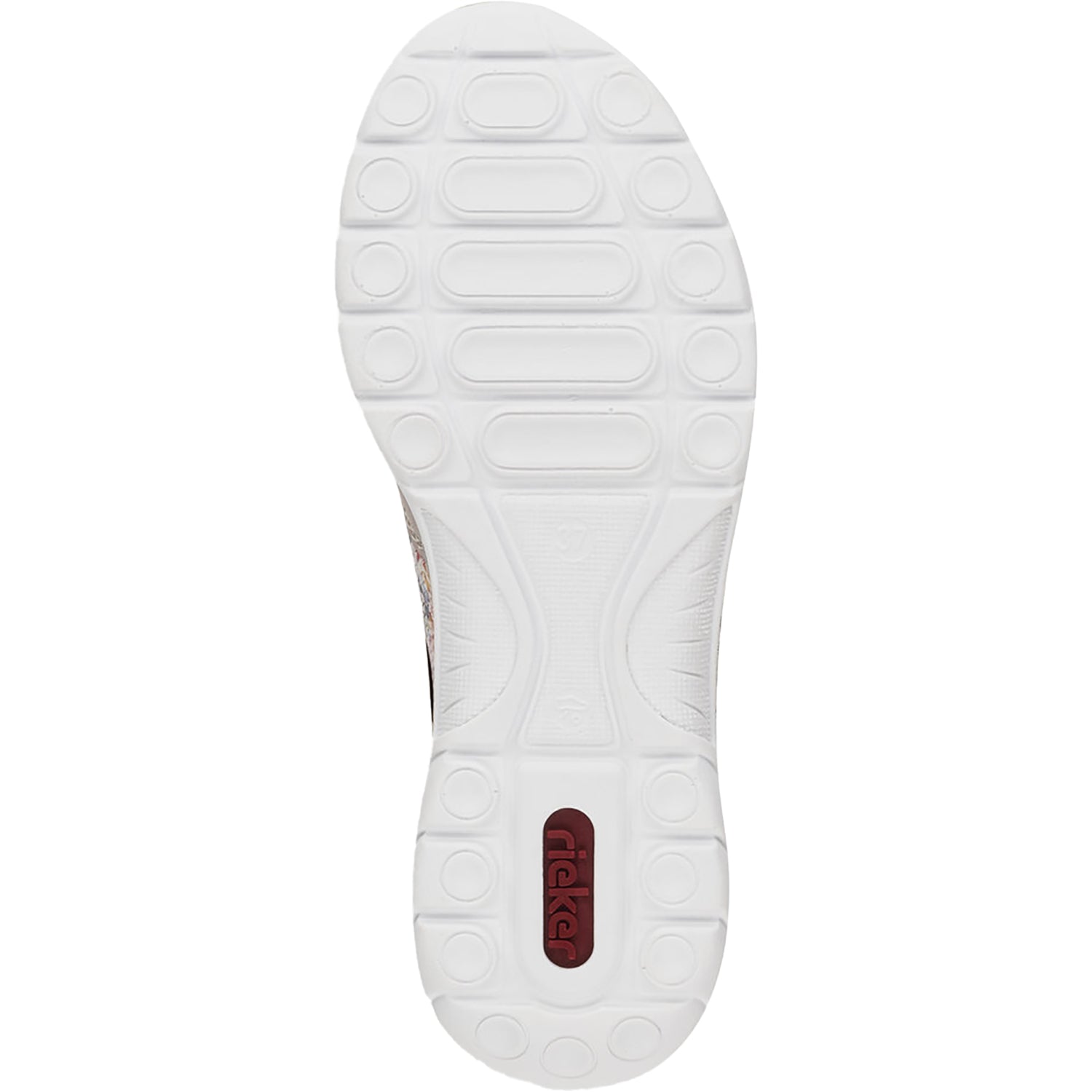 Womens Rieker Rieker L3253-40 Nikita 53 Women's Athleisure Shoes Ice/Multi-Grey Synthetic Ice/Multi-Grey Synthetic