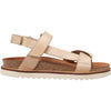 Womens Taos Taos Sideways Women's Ankle Strap Sandals Stone Leather Stone Leather