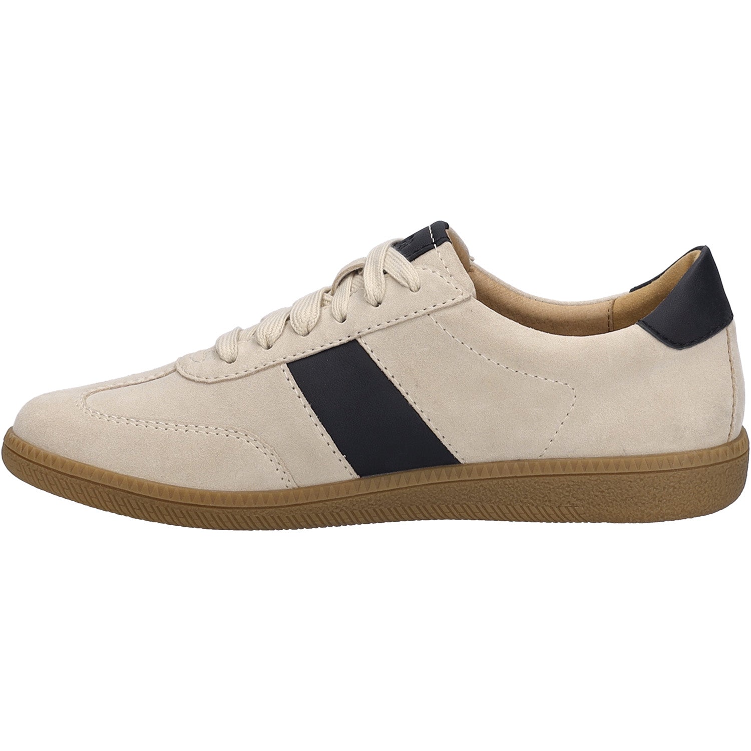 Womens Josef seibel Josef Seibel Joleen 01 Women's Sneakers Beige/Black Suede/Kombi Beige/Black Suede/Kombi