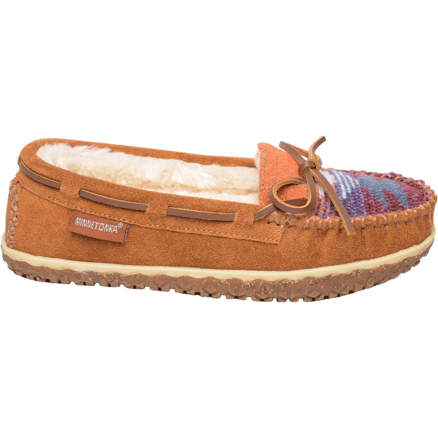 Women's Minnetonka Tilia Brown Multi Suede