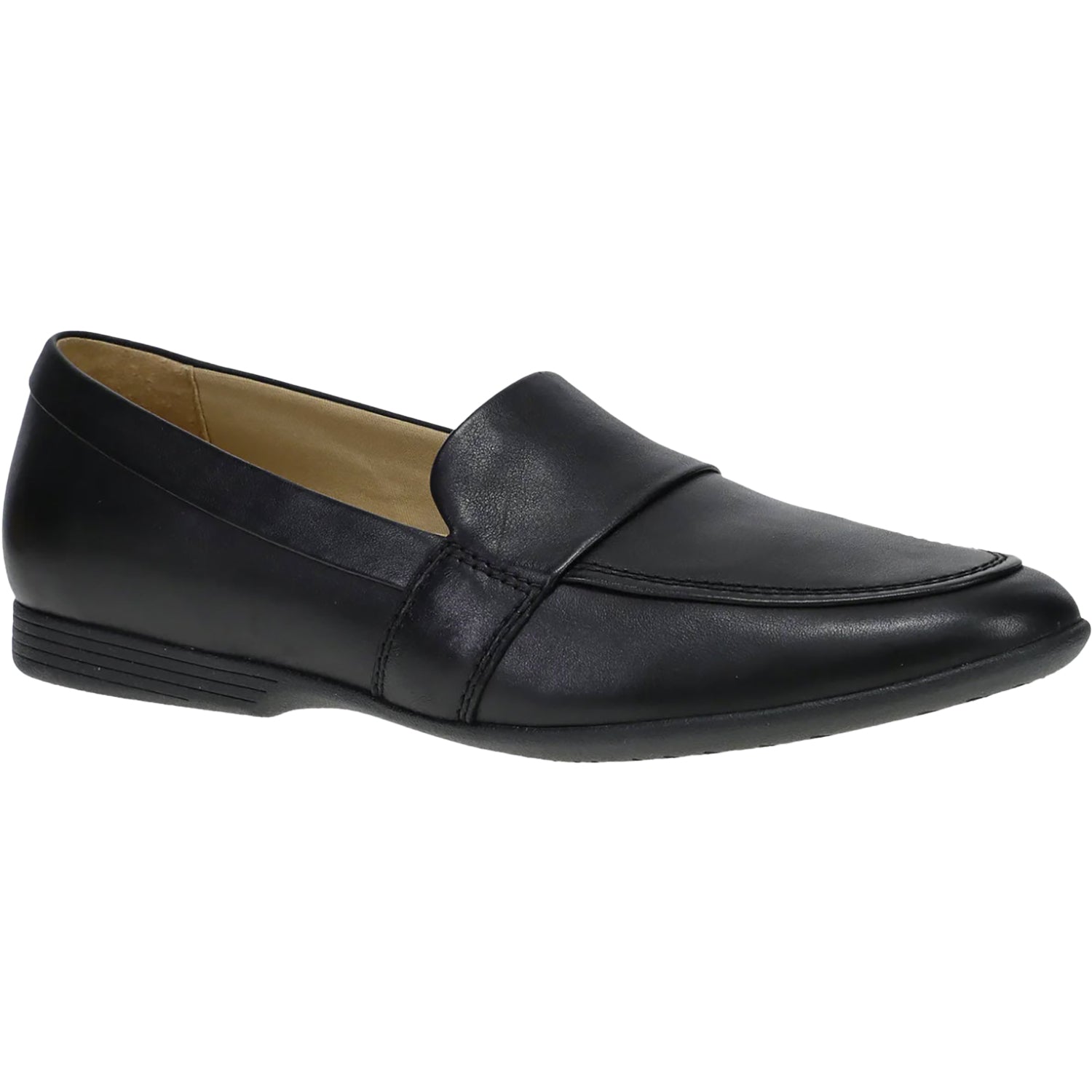 Womens Dansko Dansko Linden Women's Slip Ons Black Nappa Leather Black Nappa Leather