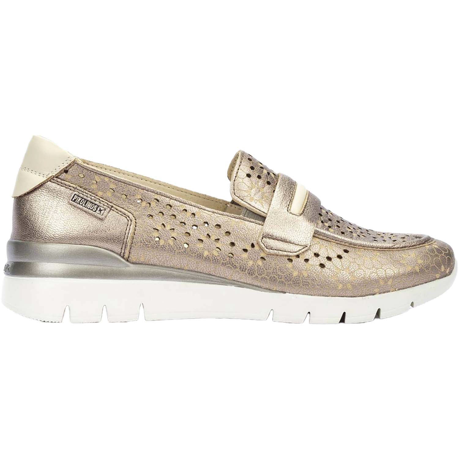 Womens Pikolinos Pikolinos Cantabria W4R-6518CLC1 Women's Loafers Stone Leather Stone Leather