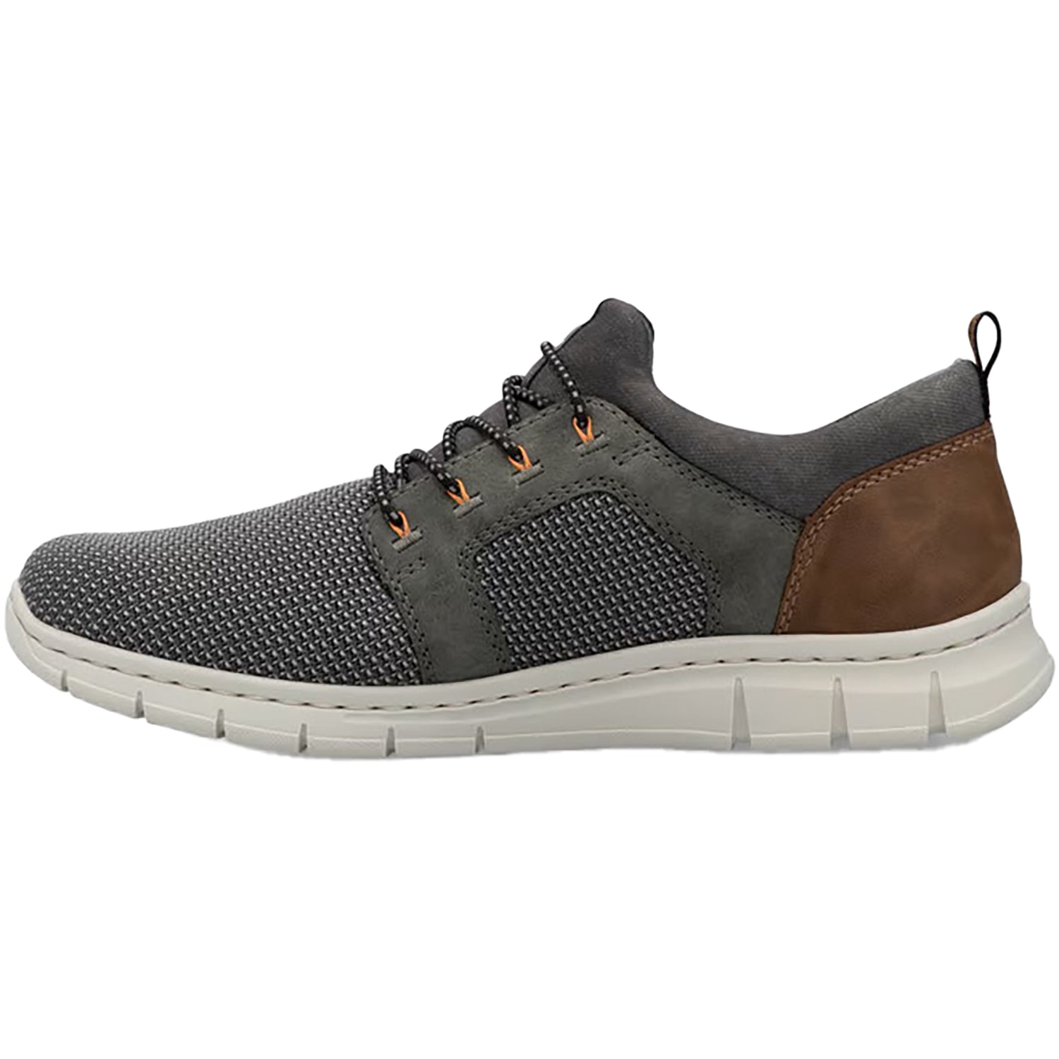 Rieker B7796-42 Men's Walking Shoes Stein/Smoke/Mandel Stretch Rieker B7796-42 Men's Walking Shoes Stein/Smoke/Mandel Stretch