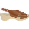 Womens Dansko Dansko Sloane Women's Wedge Sandals Tan Calf Leather Tan Calf Leather