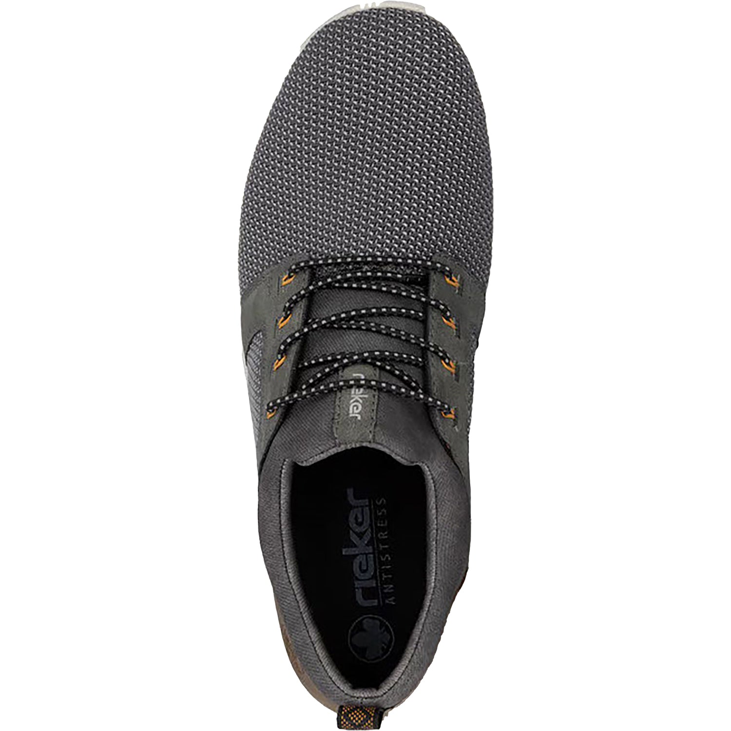 Mens Rieker Rieker B7796-42 Men's Walking Shoes Stein/Smoke/Mandel Stretch Mesh Stein/Smoke/Mandel Stretch Mesh
